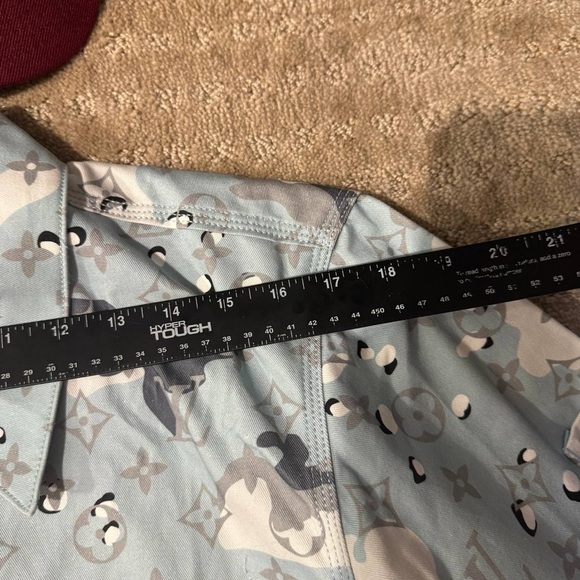 Braverest studios Louis Vuitton Blue and Gray Monogram Jacket M/L - Picture 11 of 13